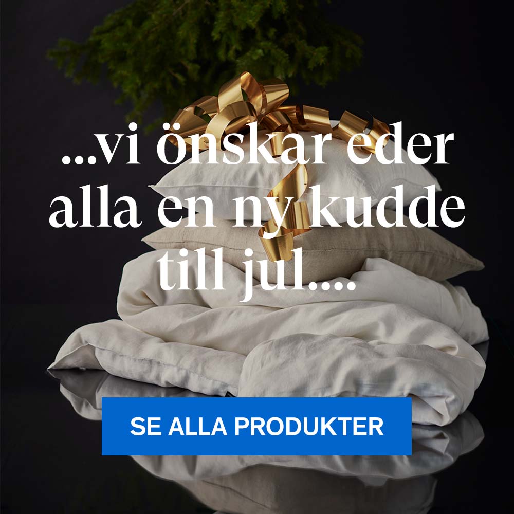 Vi önskar eder alla en ny kudde till jul.